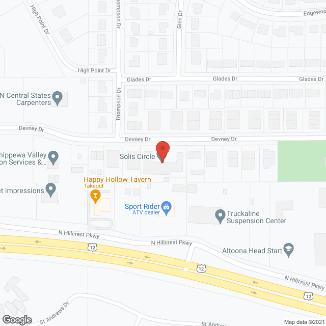 Map of the neighborhood around Country Terrace Assisted Living-Altoona
