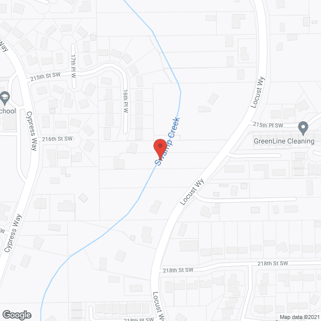 Map of the neighborhood around Sunray Adult Family Home LLC