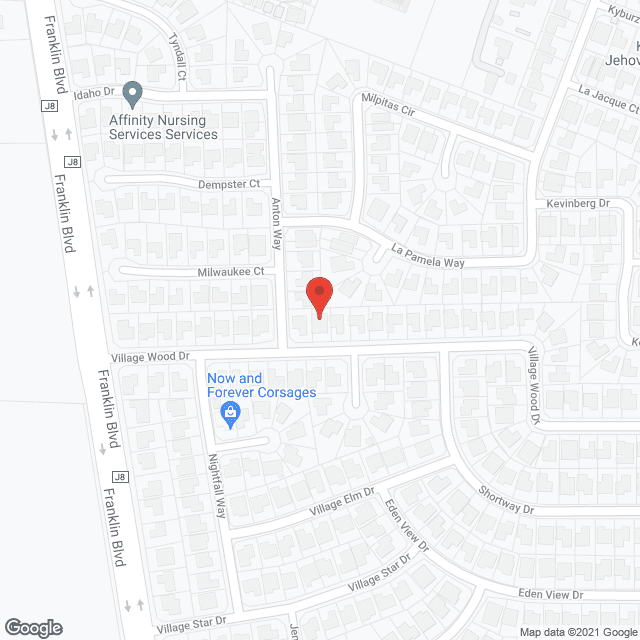 Map of the neighborhood around Abounding Love III