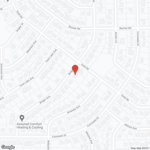 Map of the neighborhood around Southern Palms Inc