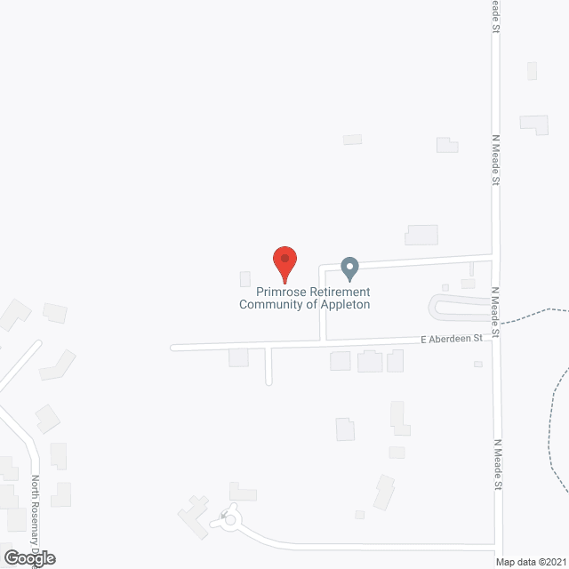Map of the neighborhood around Primrose Of Appleton