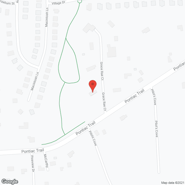 Map of the neighborhood around New Hudson Manor