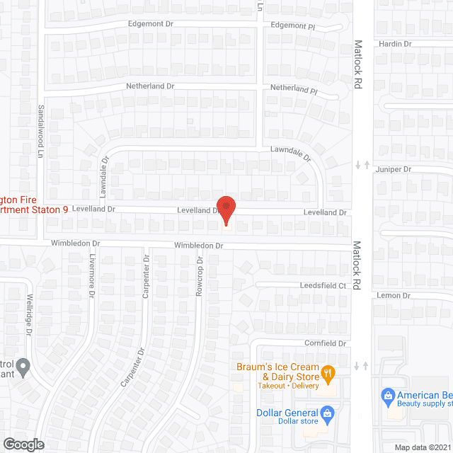Map of the neighborhood around Metro Home Care