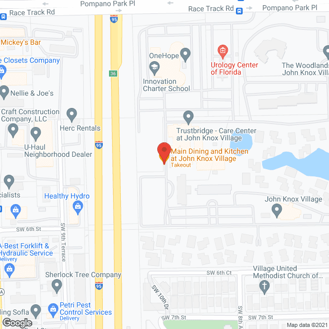 Map of the neighborhood around John Knox Village Of Florida Inc