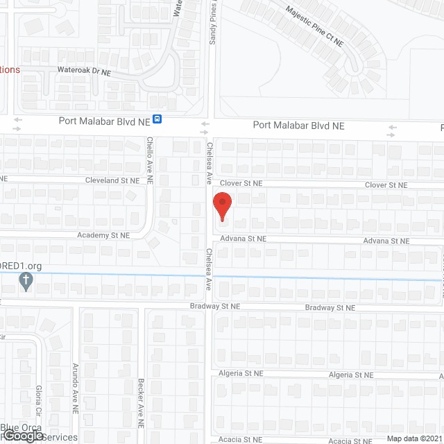 Map of the neighborhood around House Of Light Senior Living II