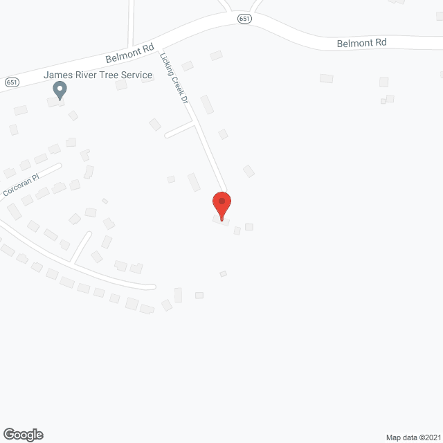 Map of the neighborhood around Hall's Care Homes