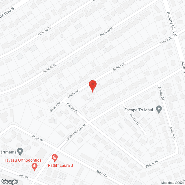 Map of the neighborhood around Gems Assisted Living