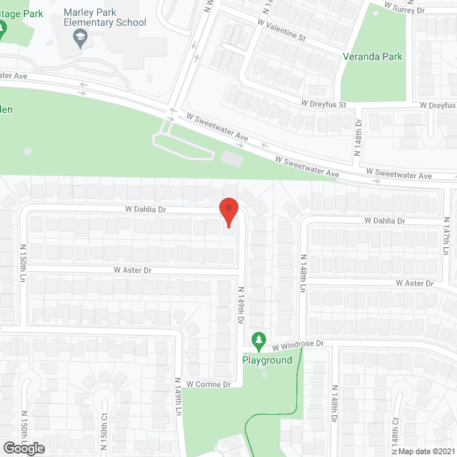 Map of the neighborhood around Dahlia Care LLC