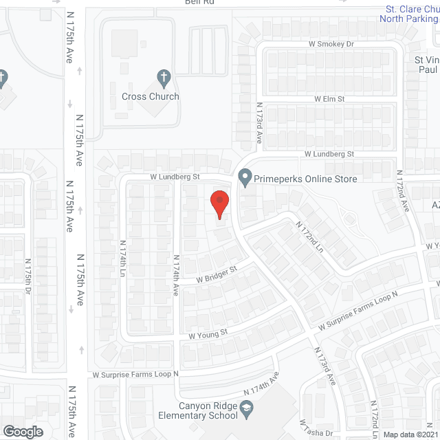 Map of the neighborhood around Comfort Care LLC