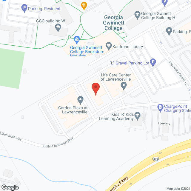 Map of the neighborhood around Bridge At Lawrenceville