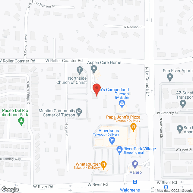 Map of the neighborhood around Aspen Care Assisted Living Home II LLC