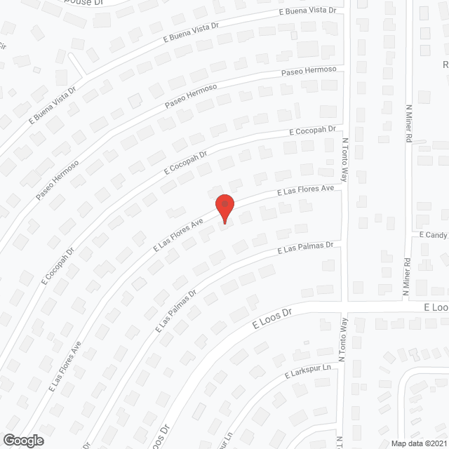 Map of the neighborhood around Arizona Angels