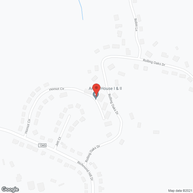 Map of the neighborhood around Angel House Vi