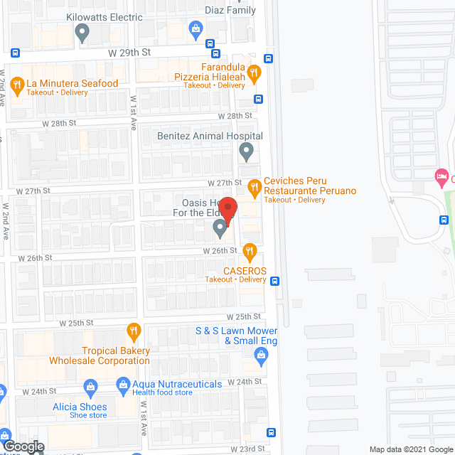 Map of the neighborhood around A Loving Place ALF