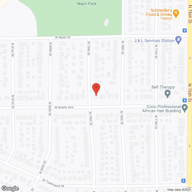 Map of the neighborhood around A Better Living Family Services II LLC