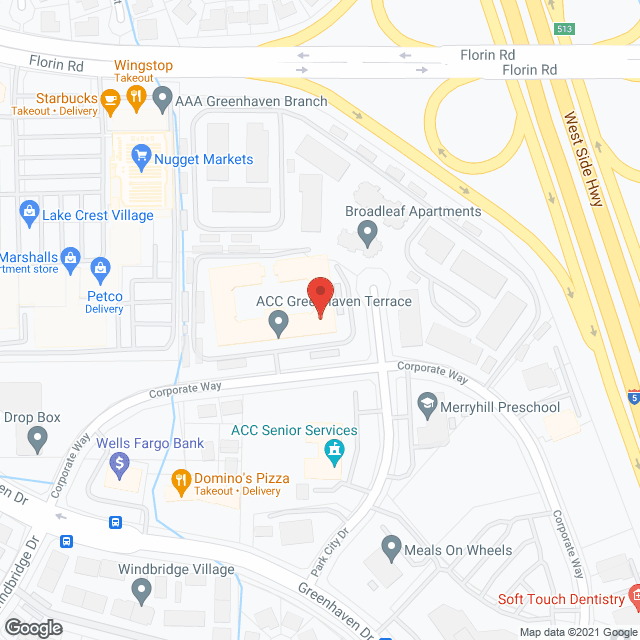 Map of the neighborhood around ACC Greenhaven Terrace
