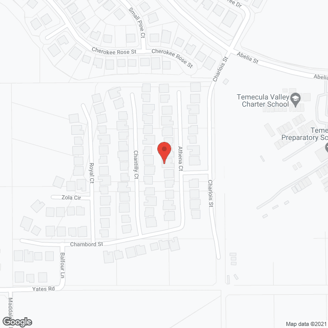 Map of the neighborhood around Grace Home Athena