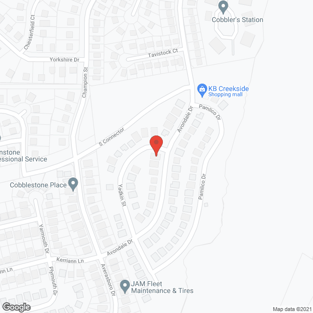 Map of the neighborhood around Bethesda Family Care Home