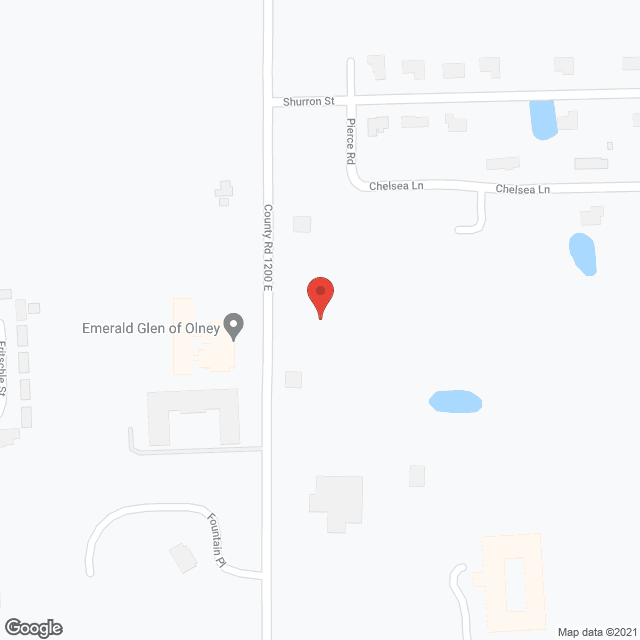 Map of the neighborhood around Lavender Ridge - Olney