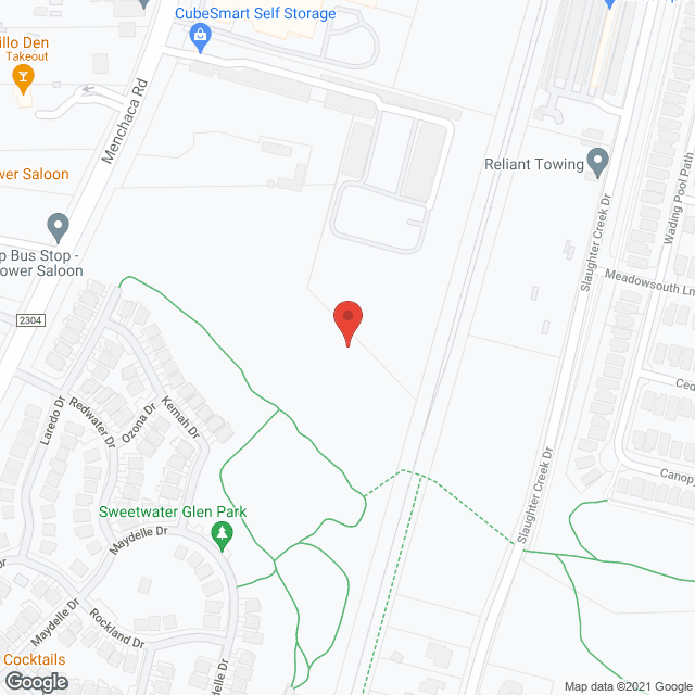 Map of the neighborhood around Affinity at South Park