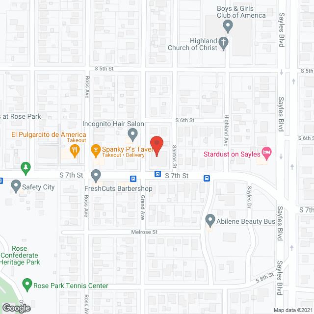 Map of the neighborhood around Highland Assisted Living