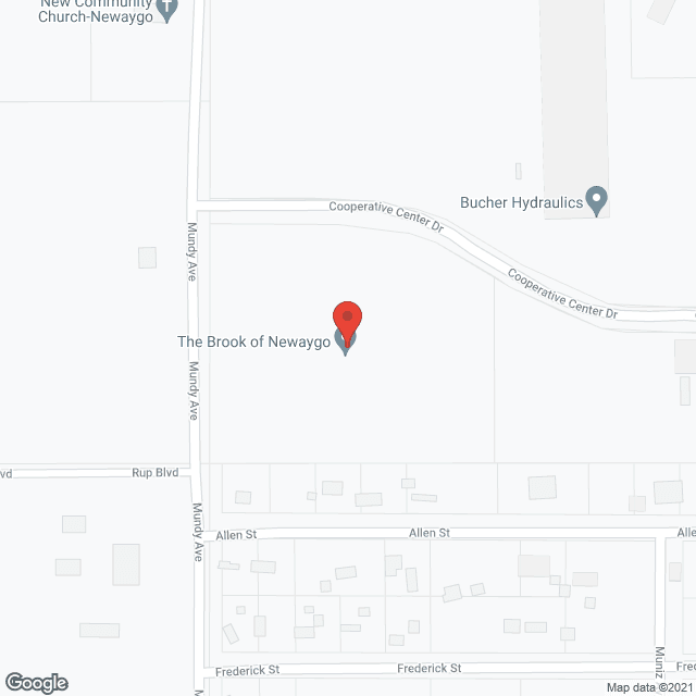Map of the neighborhood around Water Brooks Living