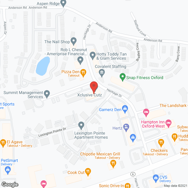 Map of the neighborhood around Providence Assisted Living
