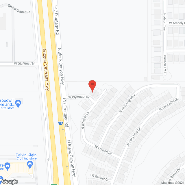 Map of the neighborhood around Blessing Home ALH