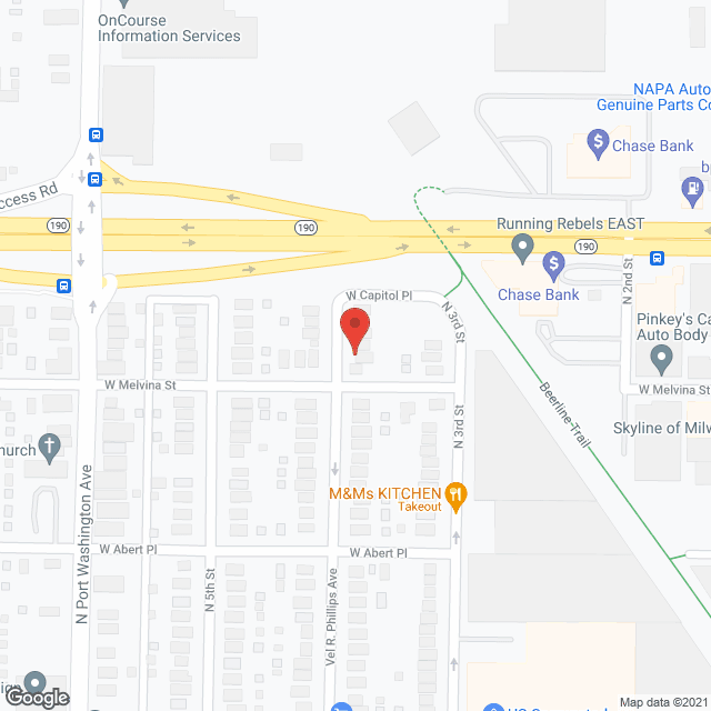 Map of the neighborhood around Open With Arms LLC