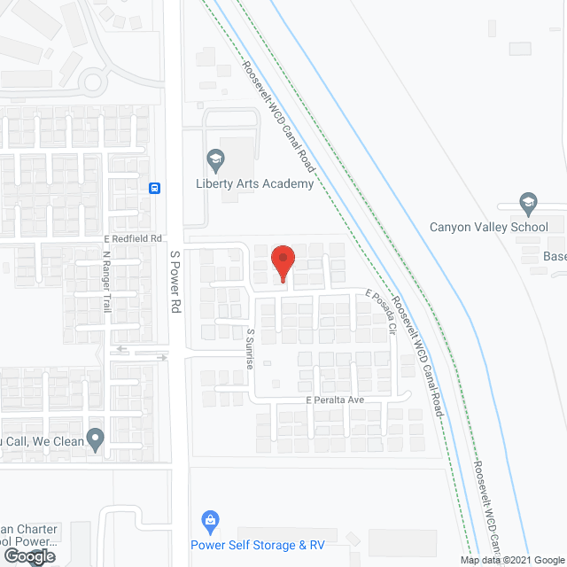 Map of the neighborhood around Legion Manor LLC