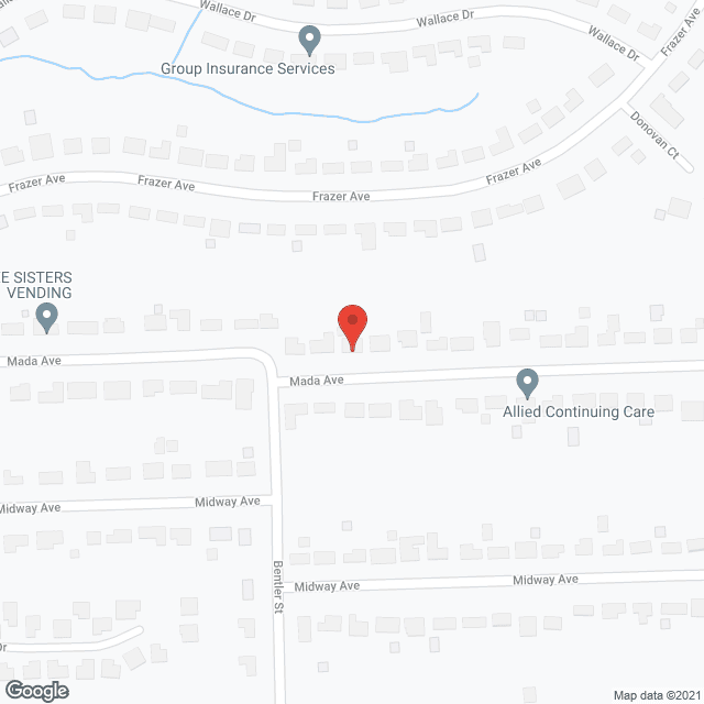 Map of the neighborhood around B and M Home