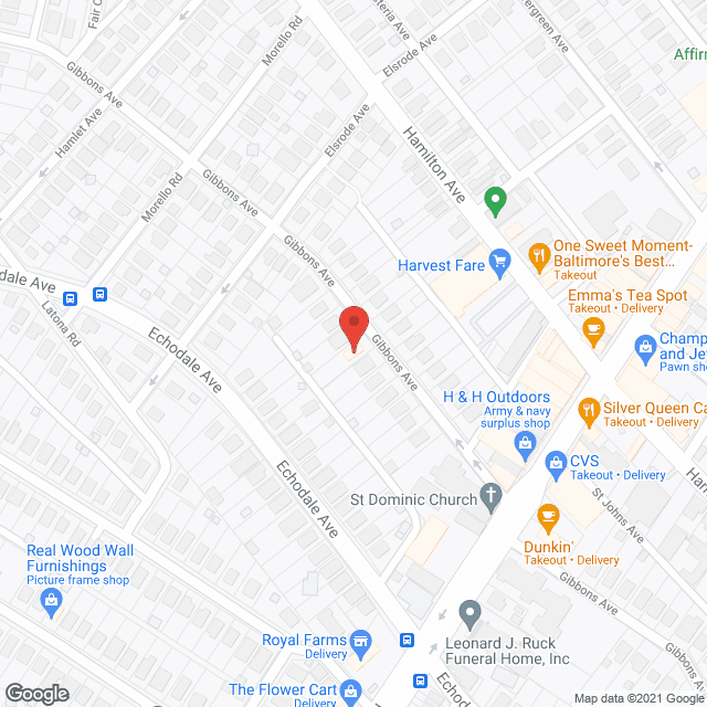 Map of the neighborhood around Julie's Manor LLC