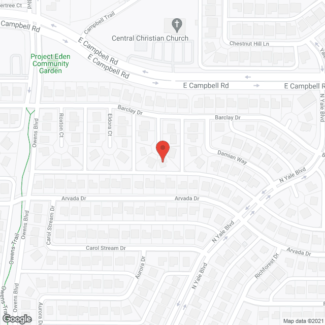 Map of the neighborhood around Glorious Residential Place