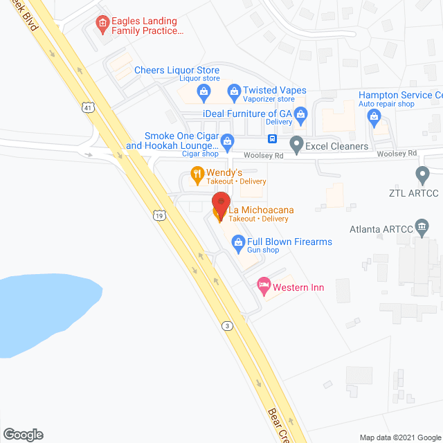 Map of the neighborhood around Here 4 U Care Home