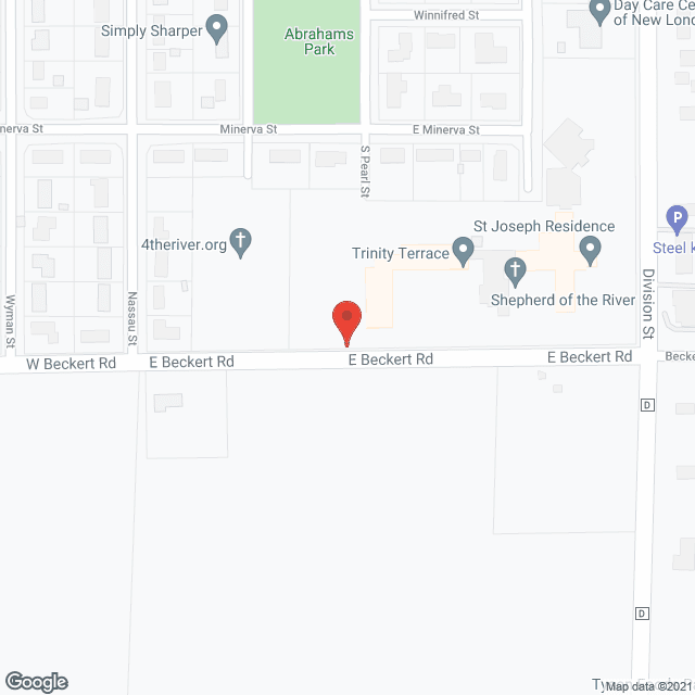 Map of the neighborhood around Marian Heights