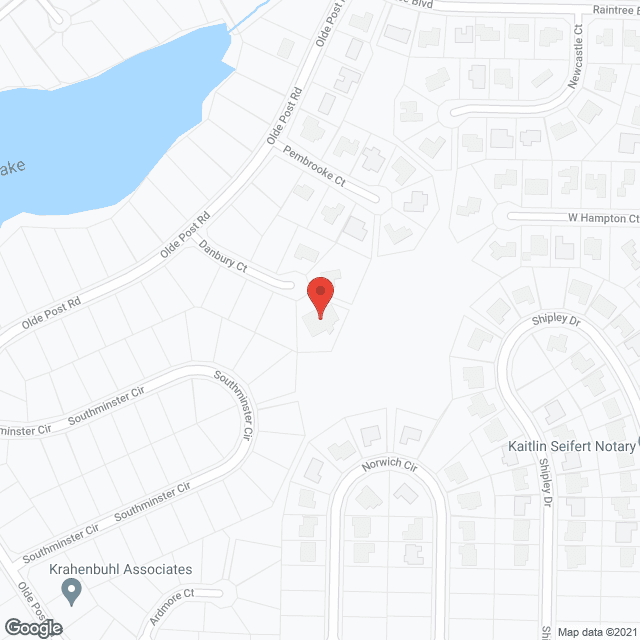 Map of the neighborhood around The Atrium at Raintree