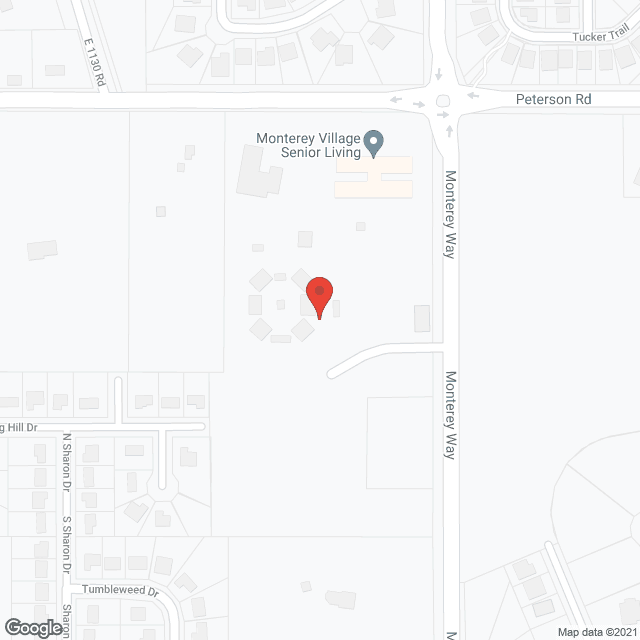 Map of the neighborhood around Monterey Village