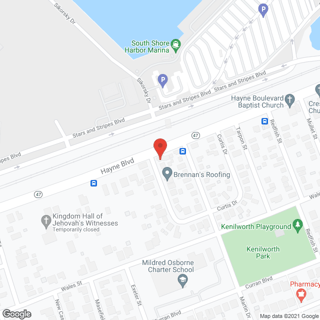 Map of the neighborhood around Attentive Resideces LLC