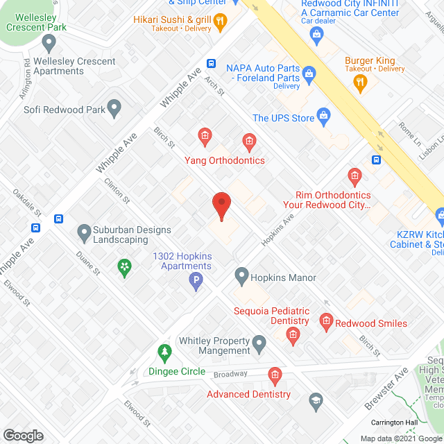 Map of the neighborhood around Abigail Complete Care, Inc.