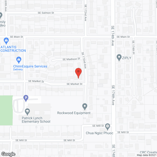 Map of the neighborhood around Peaceful Dwelling
