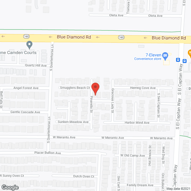 Map of the neighborhood around The Sacred Place