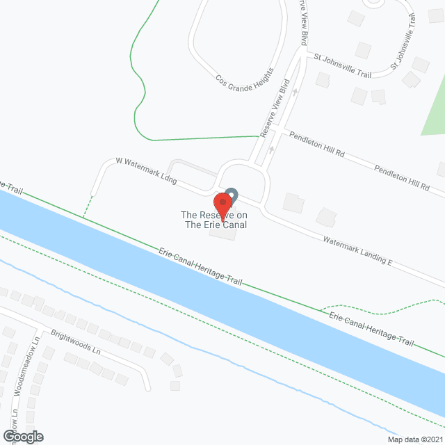 Map of the neighborhood around The Reserve