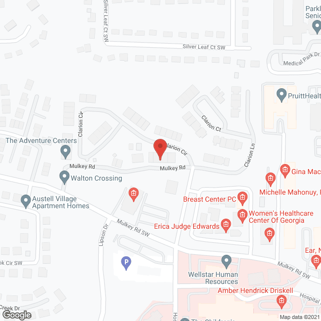 Map of the neighborhood around TreeHaven Personal Care