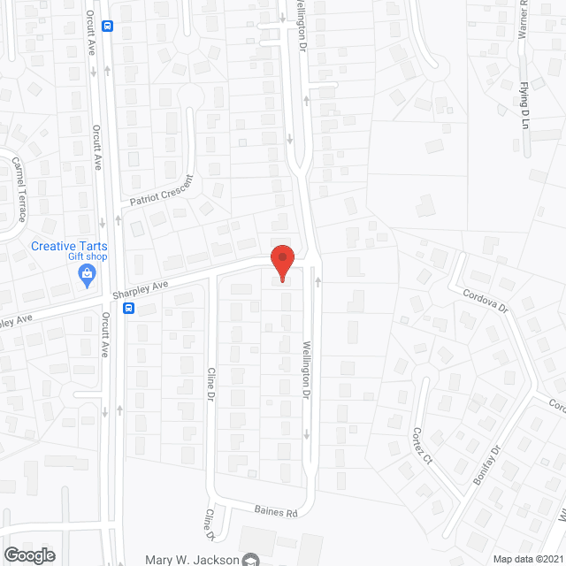 Map of the neighborhood around First Choice Assisted Living