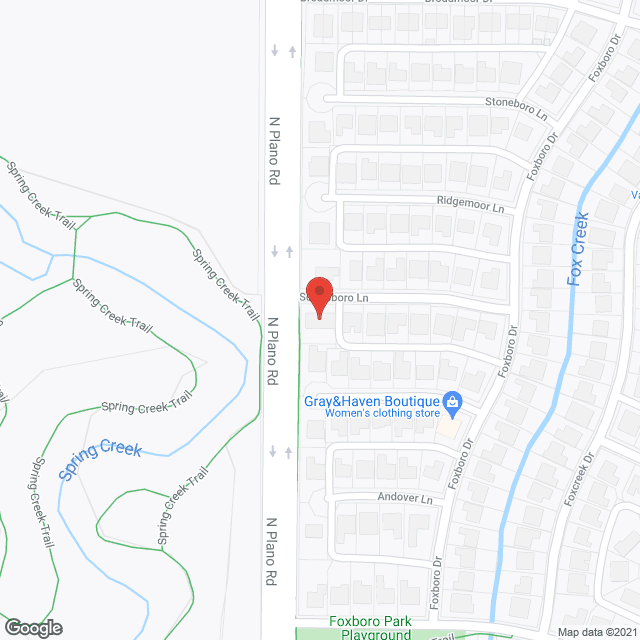 Map of the neighborhood around Windsor House