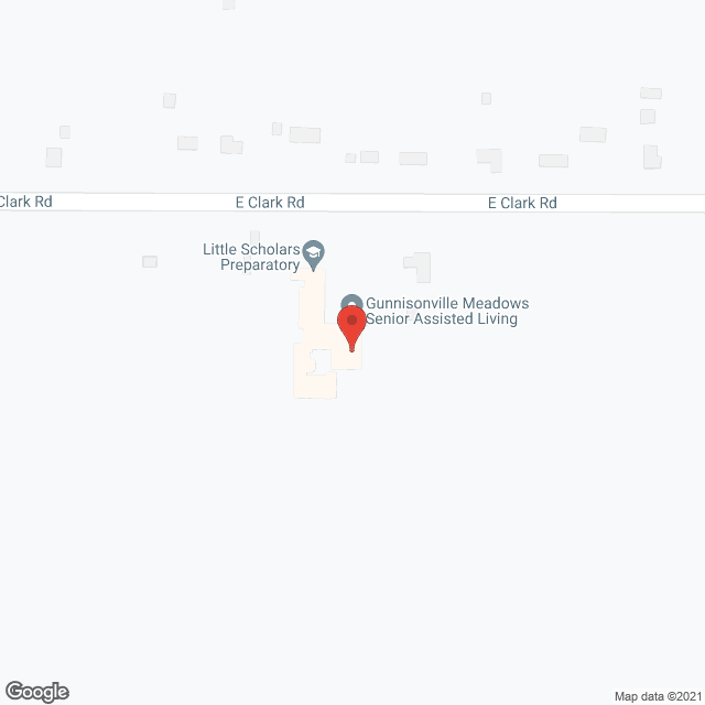 Map of the neighborhood around Gunnisonville Meadows