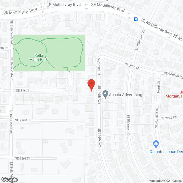 Map of the neighborhood around Viorica-s House of Care