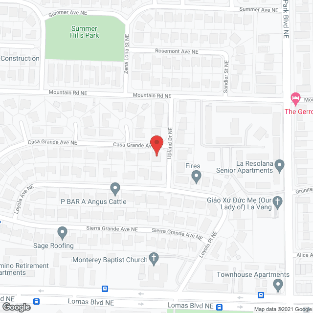 Map of the neighborhood around Casa Angelina E llc