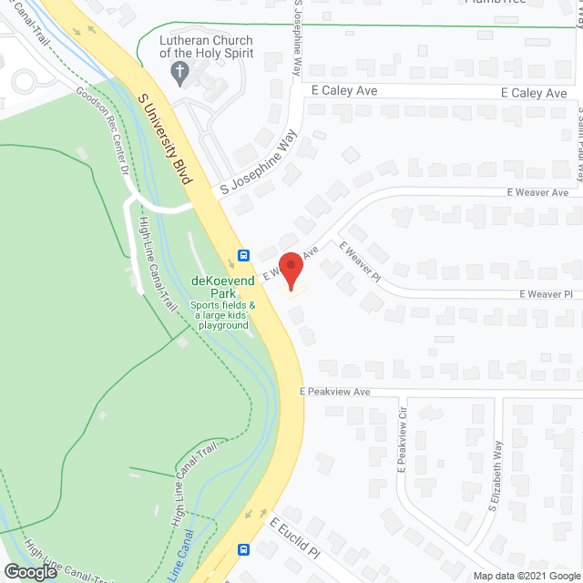 Map of the neighborhood around Carelink Assisted Living