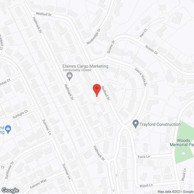 Map of the neighborhood around Redbud Care Home